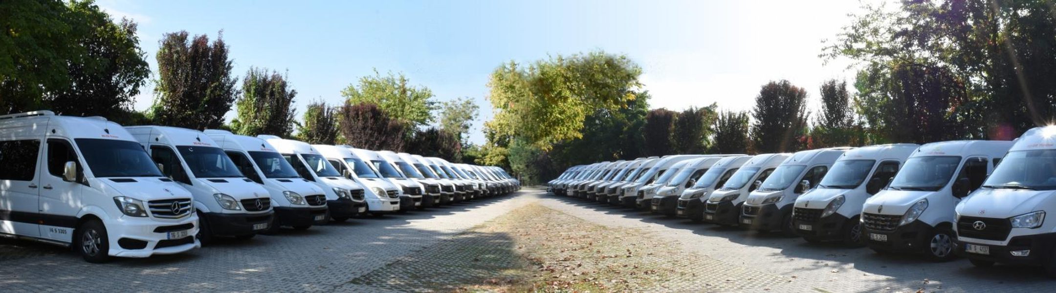Çakır Ayber araç filosu panoramik görünüm